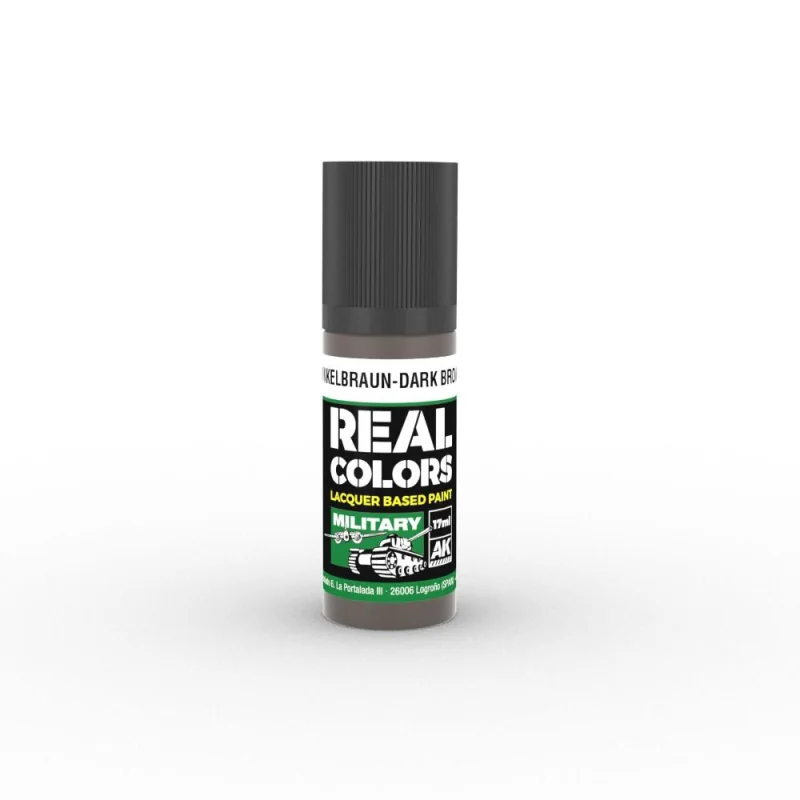 Peinture AK INTERACTIVE: Real Colors Dunkelbraun-Dark Brown RAL 7017 17 ml.