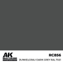 Peinture à maquette acrylique AK INTERACTIVE: Real Colors Dunkelgrau-Dark Grey RAL 7021 17 ml.