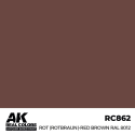 Peinture à maquette acrylique AK INTERACTIVE: Real Colors Rot (Rotbraun)-Red Brown RAL 8012 17 ml.