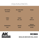 AK Interactive AK INTERACTIVE: Real Colors Braun-Brown RAL 8020 17 ml.