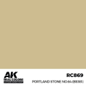 Peinture à maquette acrylique AK INTERACTIVE: Real Colors Portland Stone No.64 (BS381) 17 ml.