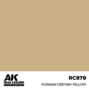 Peinture à maquette acrylique AK INTERACTIVE: Real Colors Russian Greyish Yellow 17 ml.