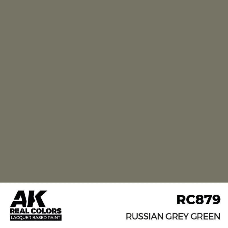 Peinture à maquette acrylique AK INTERACTIVE: Real Colors Russian Grey Green 17 ml.