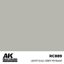 Peinture à maquette acrylique AK INTERACTIVE: Real Colors Light Gull Grey FS 16440 17 ml.