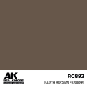 Peinture à maquette acrylique AK INTERACTIVE: Real Colors Earth Brown FS 30099 17 ml.