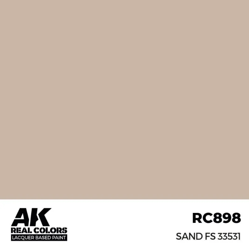 Peinture à maquette acrylique AK INTERACTIVE: Real Colors Sand FS 33531 17 ml.