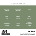 AK Interactive AK INTERACTIVE: Real Colors Pale Green FS 34227 17 ml.