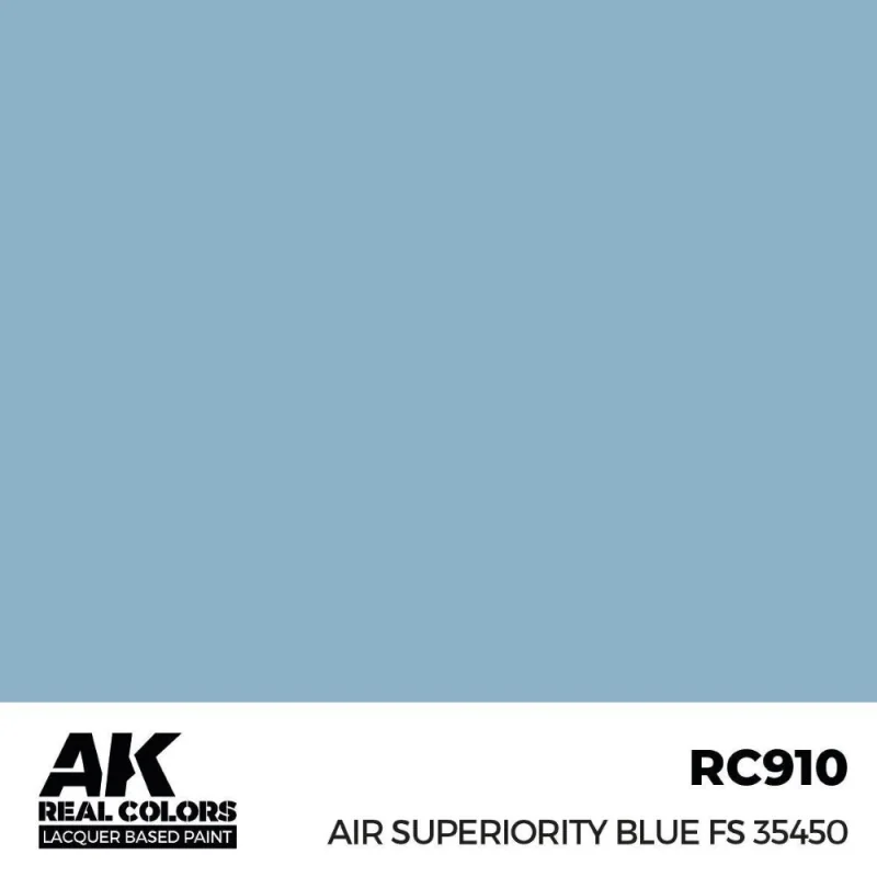 Peinture à maquette acrylique AK INTERACTIVE: Real Colors Air Superiority Blue FS 35450 17 ml.