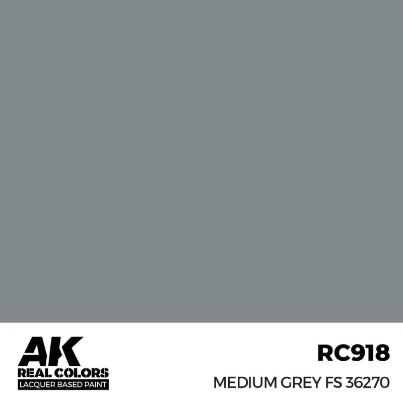 Peinture à maquette acrylique AK INTERACTIVE: Real Colors Medium Grey FS 36270 17 ml.