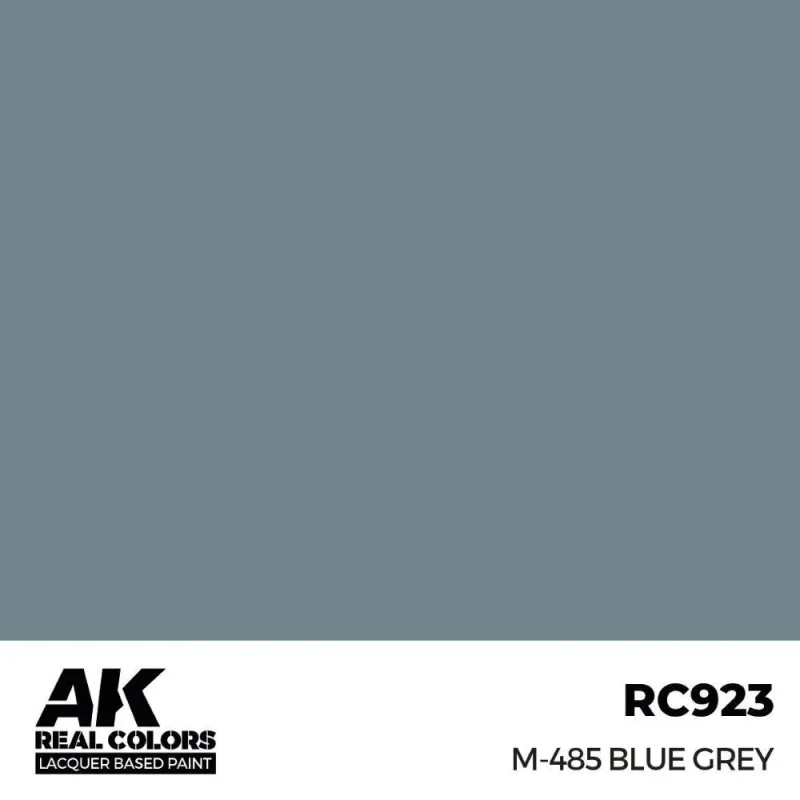 Peinture à maquette acrylique AK INTERACTIVE: Real Colors M-485 Blue Grey 17 ml.