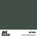 Peinture à maquette acrylique AK INTERACTIVE: Real Colors IJN D2 Green Black 17 ml.