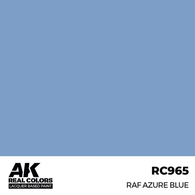 Peinture à maquette acrylique AK INTERACTIVE: Real Colors RAF Azure Blue 17 ml.