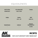 AK Interactive AK INTERACTIVE: Real Colors RAF Light Aircraft Grey BS381C/627 17 ml.