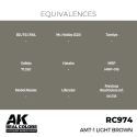 AK Interactive AK INTERACTIVE: Real Colors AMT-1 Light Brown 17 ml.