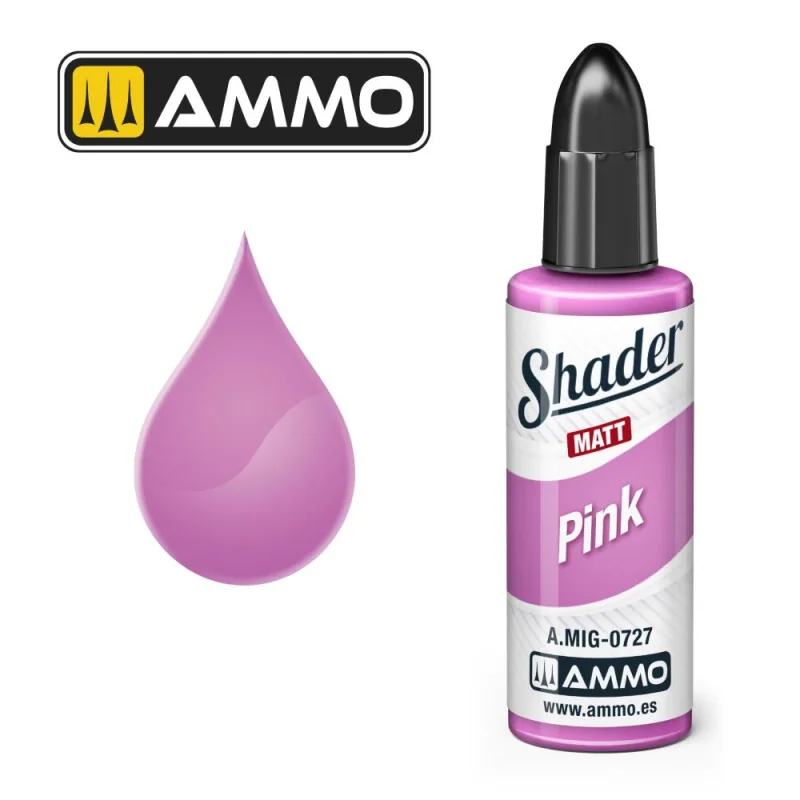 Peinture AMMO of MIG: MATT SHADER Pink 10mL