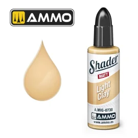 Peinture AMMO of MIG: MATT SHADER Light Clay 10mL