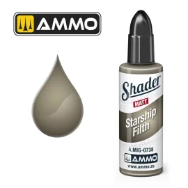 Peinture AMMO of MIG: MATT SHADER Starship Filth 10mL