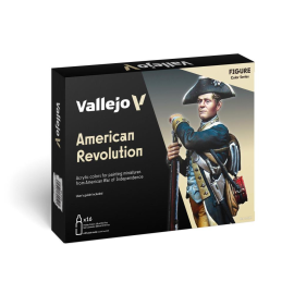 Peinture Vallejo 16 colors 18 ml set American Revolution