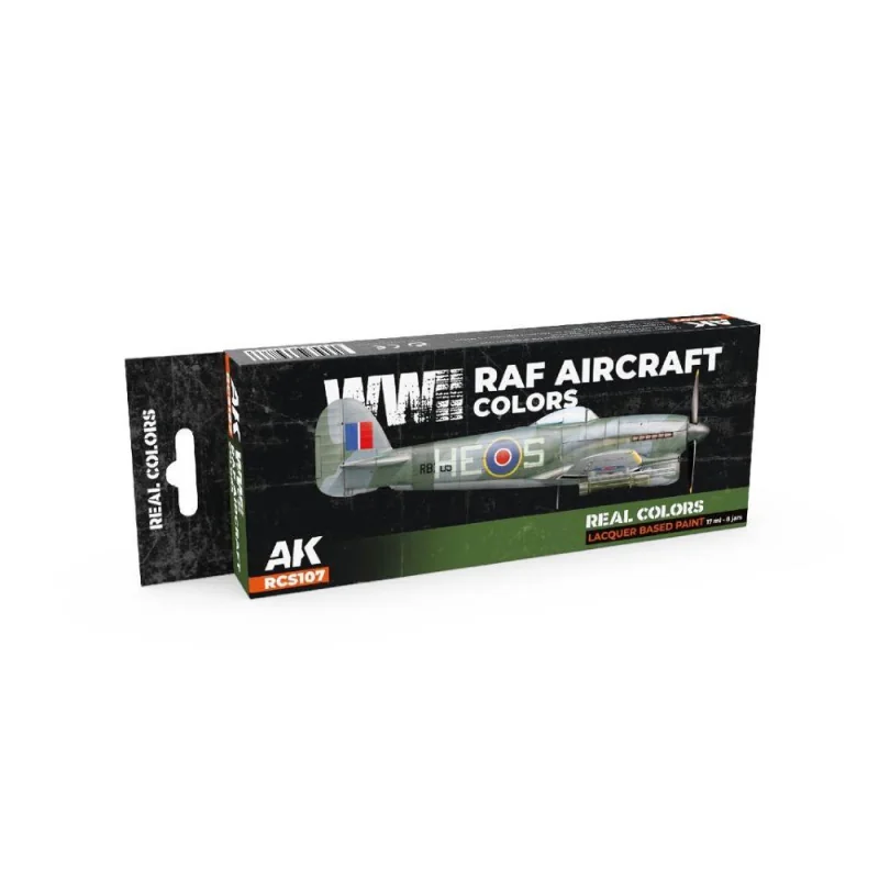 Peinture AK INTERACTIVE: Real Colors WWII RAF Aircraft Colors SET