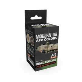 Peinture AK INTERACTIVE: Real Colors Modern US AFV Colors SET