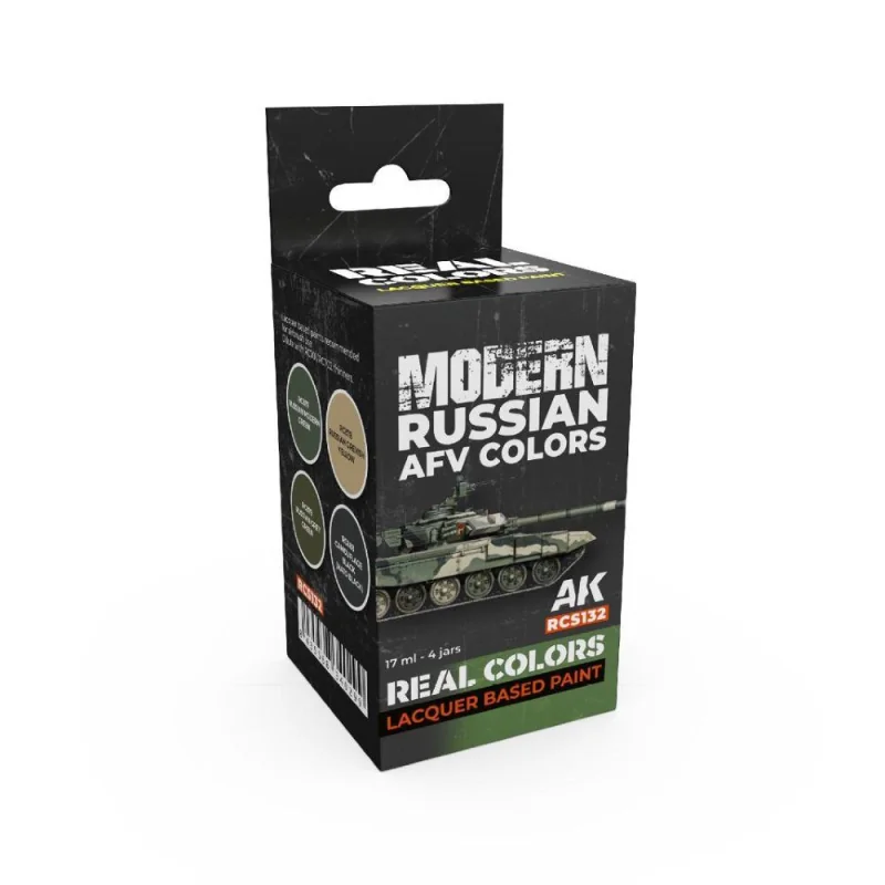 Peinture AK INTERACTIVE: Real Colors Modern Russian AFV Colors SET