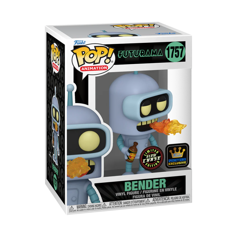 FUTURAMA - POP TV N° 1757 - Bender avec Chase (GW)