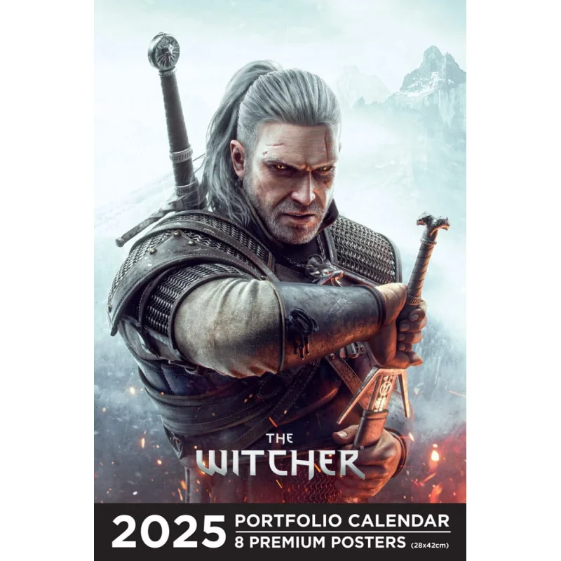  The Witcher Portfolio calendrier 2025 *ANGLAIS*