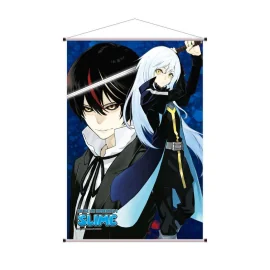 Poster That Time I Got Reincarnated As A Slime Rimuru & Diablo Wallscroll