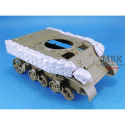 Résine imprimée en 3D US Light Tank M5 / M8 Side Hull Sandbag Armor set