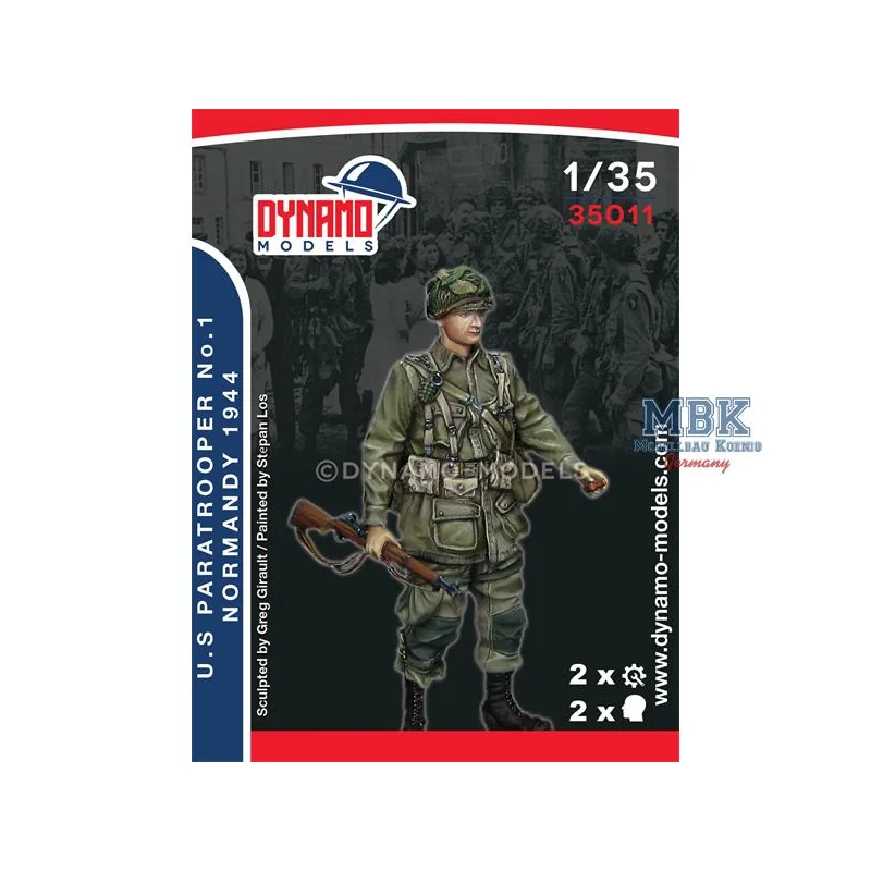 Figurines Liberation - U.S. paratrooper 1