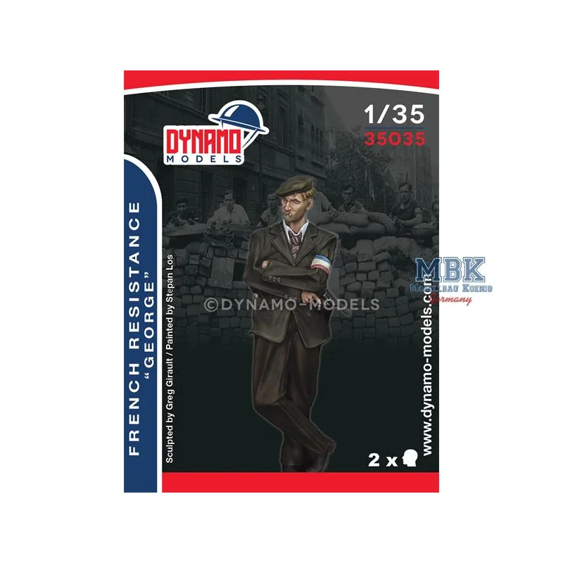 Figurines Vive la France - French resistance "George"