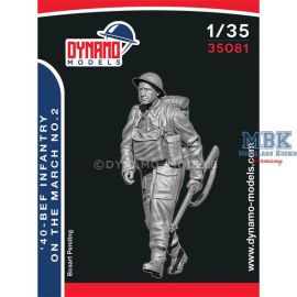 Figurines 40’ BEF Infantryman Marching No.2