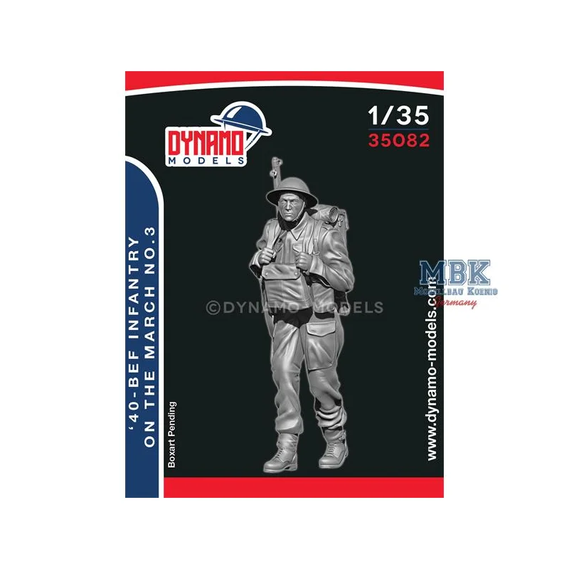 Figurines 40’ BEF Infantryman Marching No.3