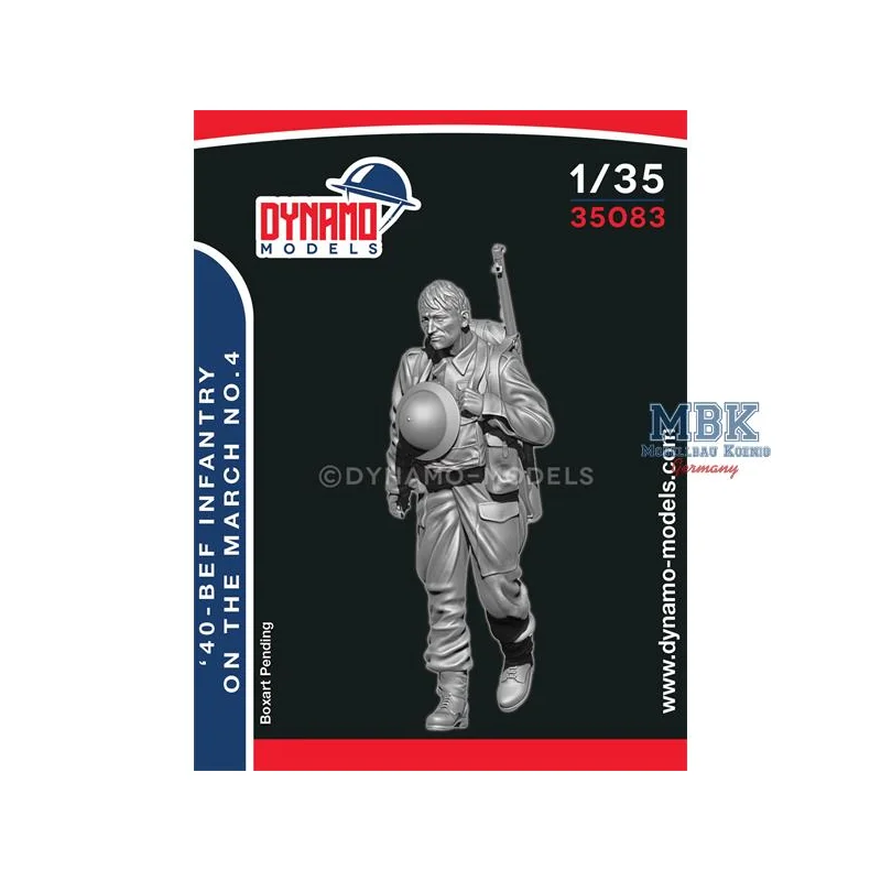 Figurines 40’ BEF Infantryman Marching No.4