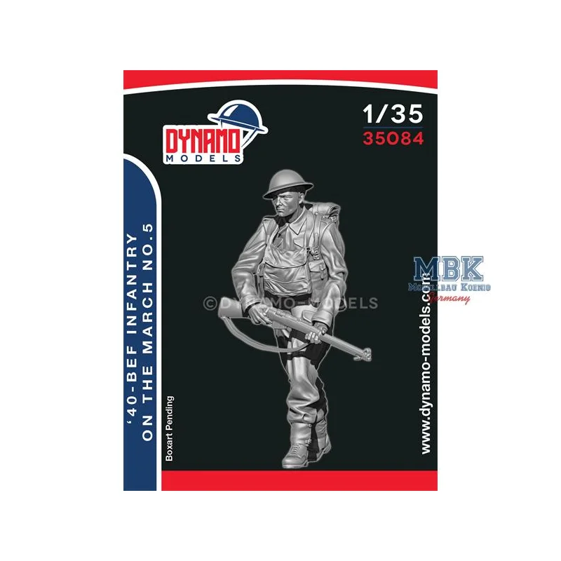 Figurines 40’ BEF Infantryman Marching No.5