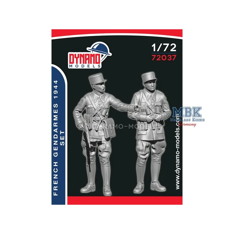 Figurines French Gendarme 1944 Set - 1:72