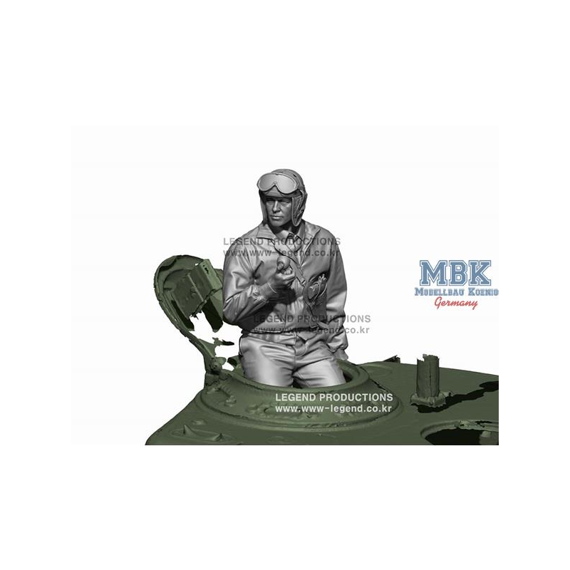  WW2 US Tank Commander 1:72