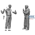 Figurines historiques WW2 US Navy Pilot (on deck) 1:24