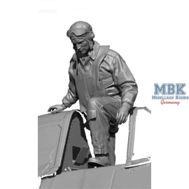 Figurines WW2 US Navy Pilot Boarding 1:32