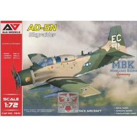 Maquette AD-5N (A-1G) "SkyRaider"( Night attack ver.)