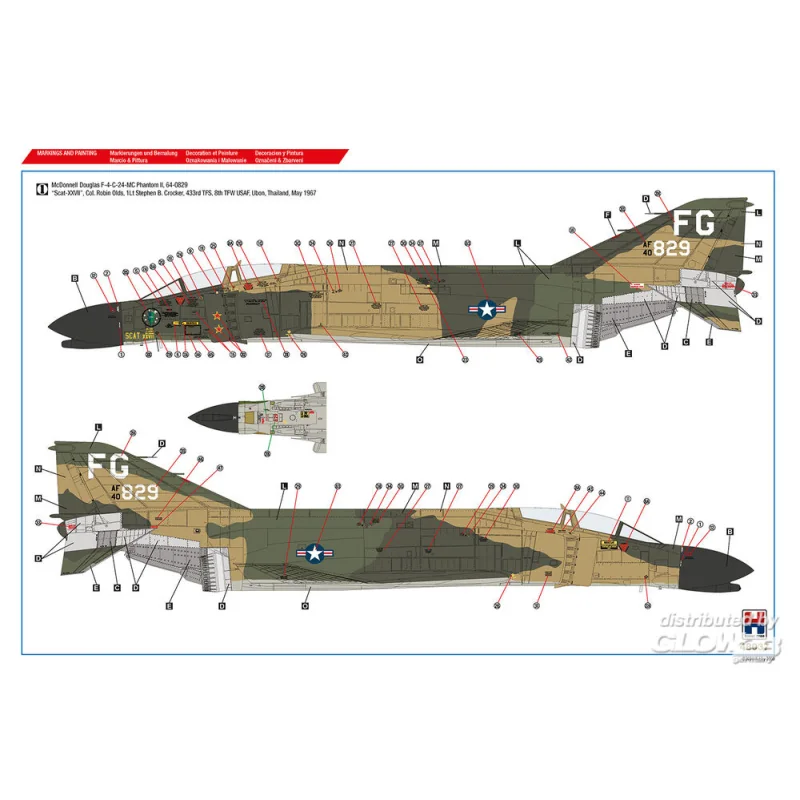 Miniature d'avion Vietnam Aces vol.1