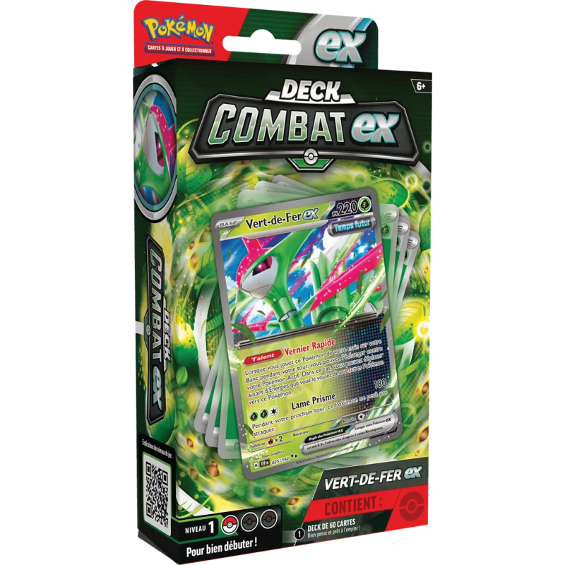 Carte à collectionner Pokémon: Deck de combat Q4 Tokorico/Vert-de-Fer-ex