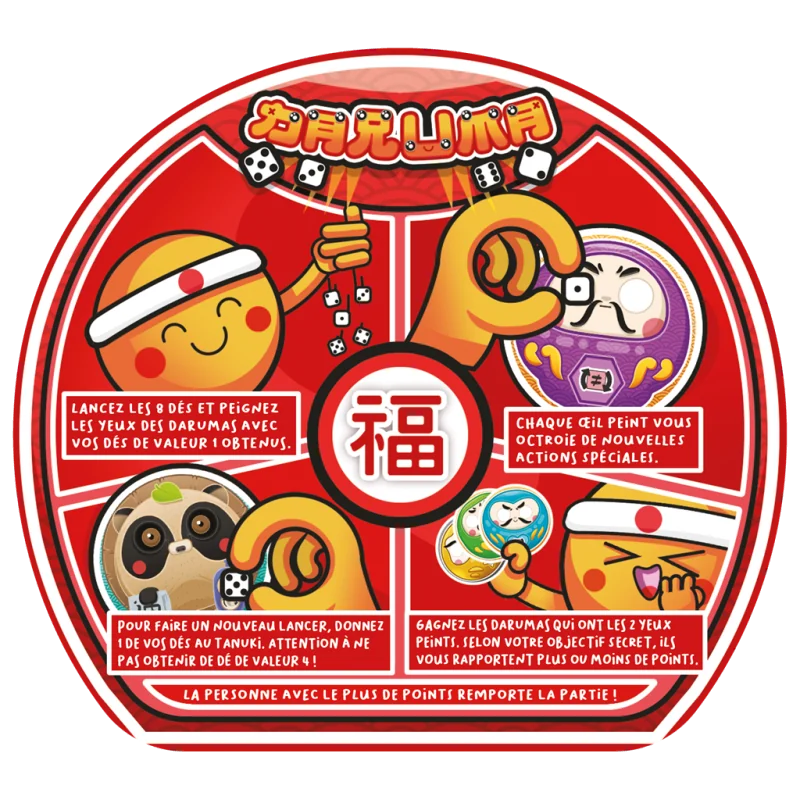 Jeu de société Daruma