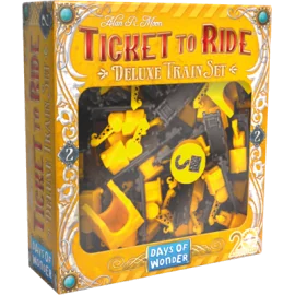 Jeu de société Aventuriers du Rail (Les) : Deluxe train set Jaune