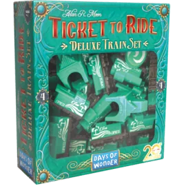 Jeu de société Aventuriers du Rail (Les) : Deluxe train set Vert