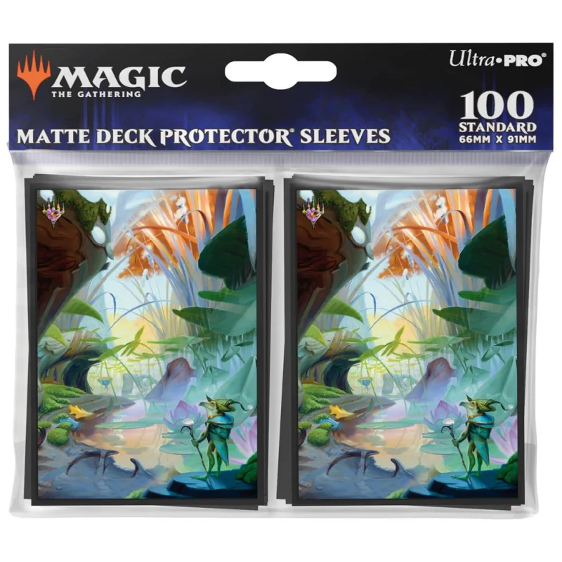  MTG : Bloomburrow 100ct Sleeves Blue