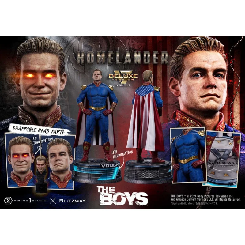 The Boys statuette Premium Masterline Series 1/4 Homelander Deluxe Version 57 cm