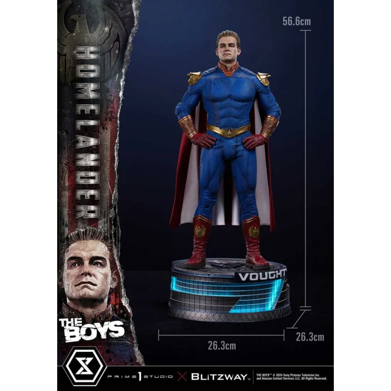 The Boys statuette Premium Masterline Series 1/4 Homelander Deluxe Version 57 cm