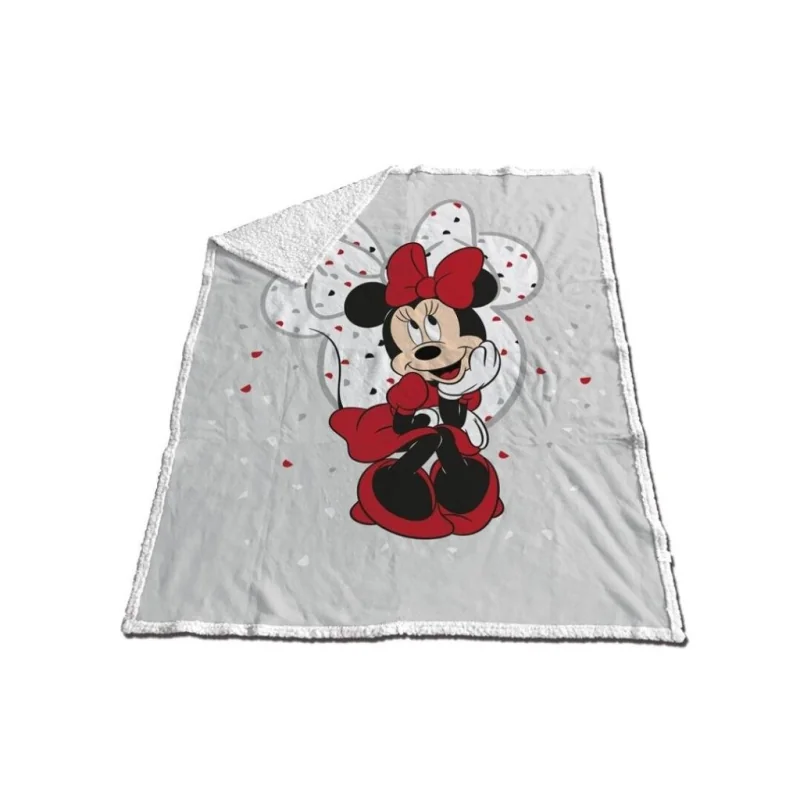  DISNEY - Minnie - Couverture Sherpa 130x170cm