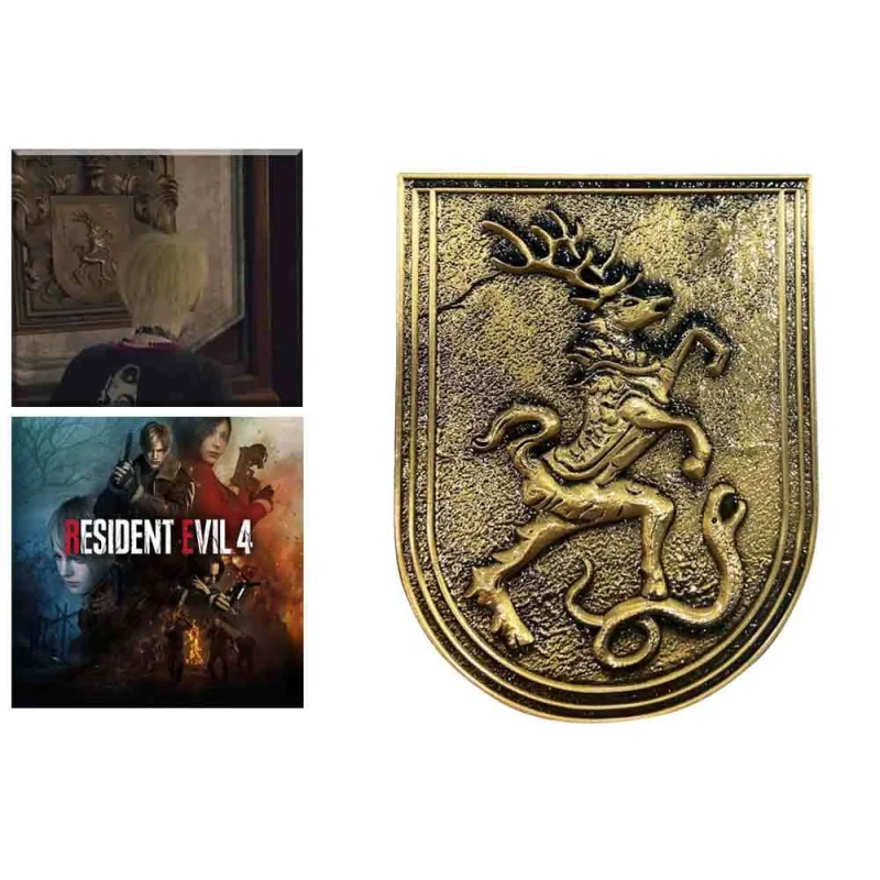 Réplique 1/1 Resident Evil 4 alazar Family Insignia Medallion